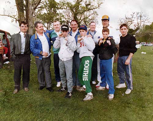 Boxing club gathering