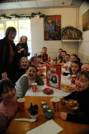 Christmas celebration meal