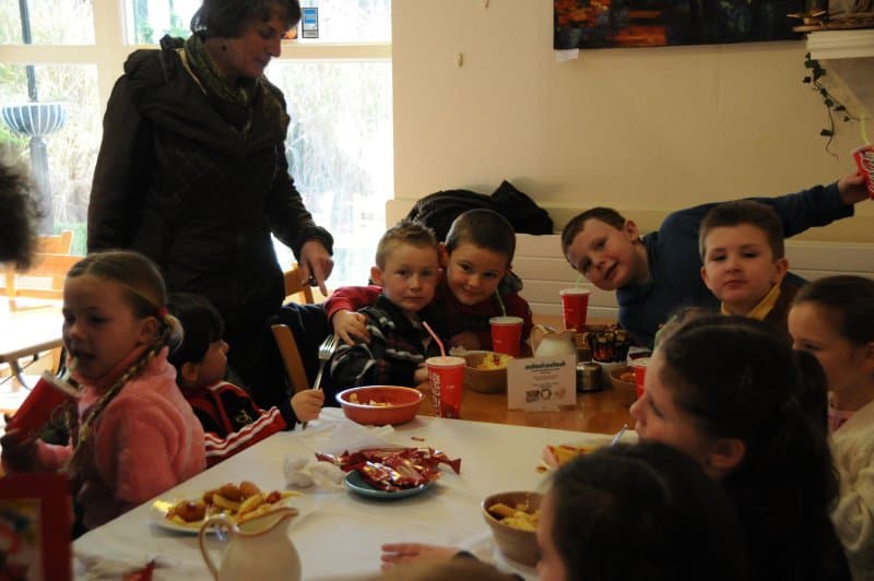 Children at Christmas Mass