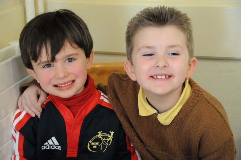 Boys at Christmas Mass