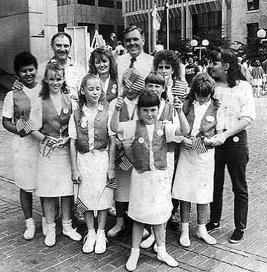 Children at City Hall visit