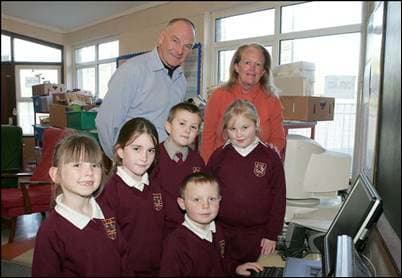 Computer lab at Southill Junior School