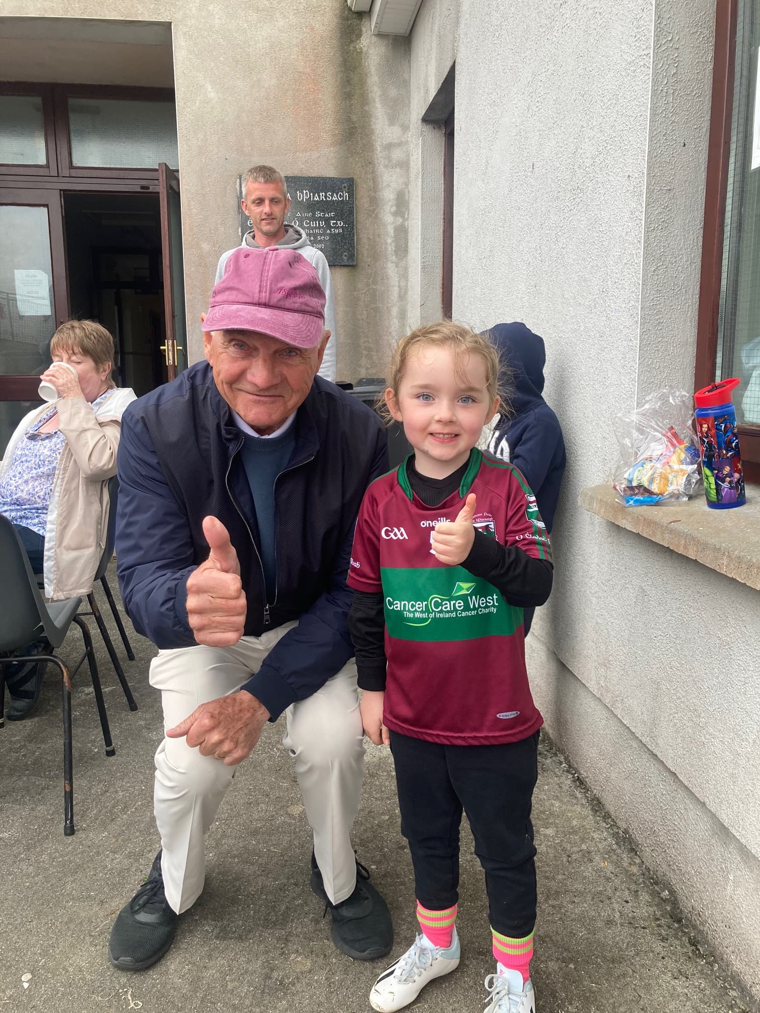 Boston-based community leader, Billy Higgins, returned to Letterkenny earlier this month to present a cheque to Ballaghaderg Pre-School for 10,000 dollars.