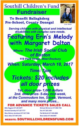 Fundraiser - To Benefit the Ballaghderg Special Needs Pre-School