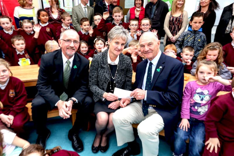 Southill Children's Fund founders with children in Limerick